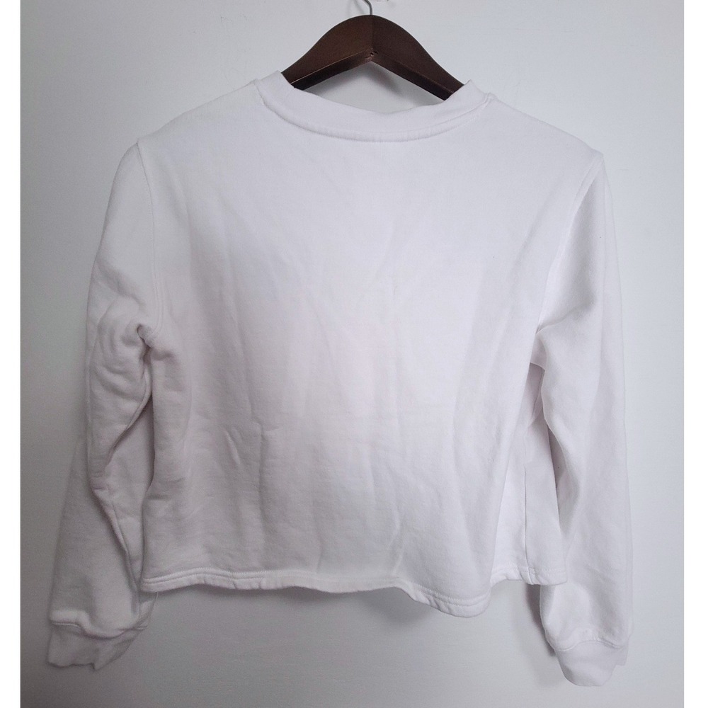 Disney World Mickey Mouse Friends Cropped Sweatshirt White Medium Small - Picture 3 of 6